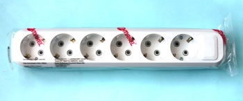 Колодка удл. 6гн с/з Makel 181 MGP