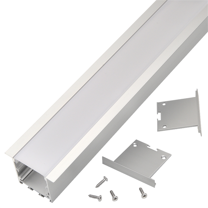 Профиль GAL-GLS-2000-35-51 (2м профиль+2м рассеиватель+ 2 заглушки+4 скобы с шуруп General 522810 522810