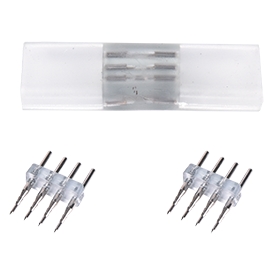 LED strip 220v connector лента-лента 4х конт. для IP68 RGB 16x8 Ecola... SCNM16ESB