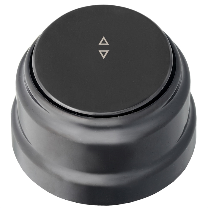 Выкл. 1-кл. проходной (10А) ОУ серия РЕТРО, (А610-2261 черный) А610-2261 черный