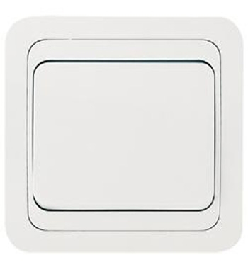 Выкл. 1кл бел/бел Mimoza Makel 12001