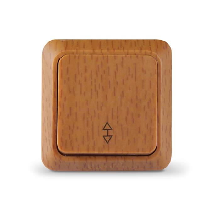 Выкл. 1кл проход. о/у бук "Олимп" UNIVersal  7946697