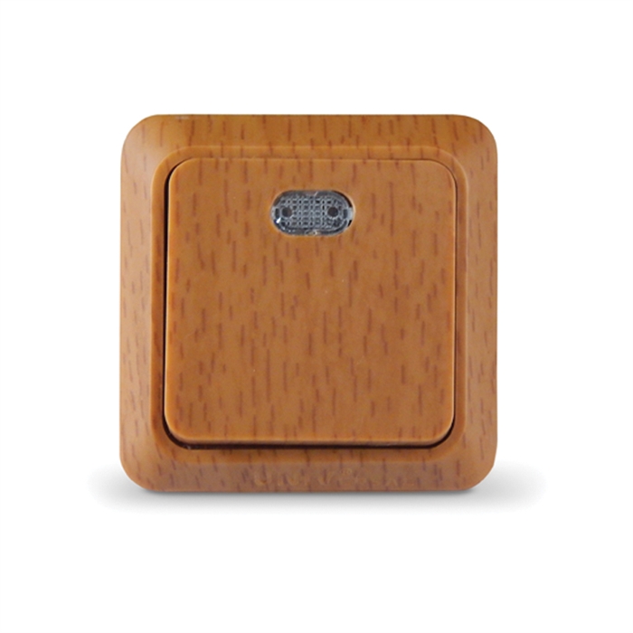 Выкл. 1кл свет о/у бук "Олимп" UNIVersal  7946710