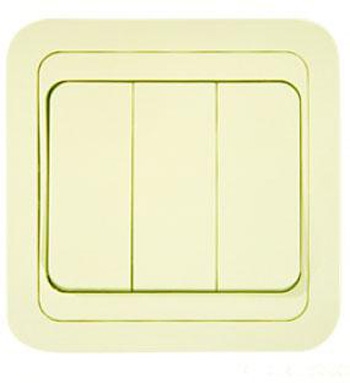 Выкл. 3кл крем/крем Mimoza Makel 25091