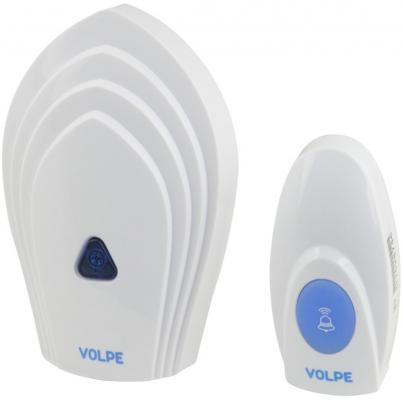Звонок беспров. UDB-Q029W-R1T1-16S- 80M-WH белый Volpe UL-00002405