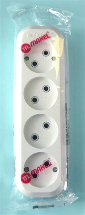 Колодка удл. 4гн б/з Makel 141 MGP