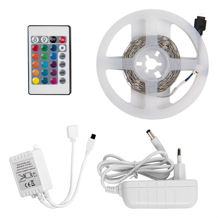 Комплект LED 3м с адапт.RGB GLS-5050-30-7.2-12-IP20-PRO-RGBGeneral 503621