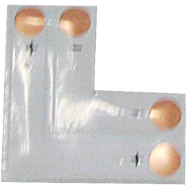 Коннектор 2-х конт. 10mm для зажимн. разъема (уп.5шт) Ecola  L SC21FLESB