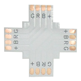 Коннектор 4-х конт. 10mm для зажимн. разъема (уп.5шт) Ecola  X SC41FXESB