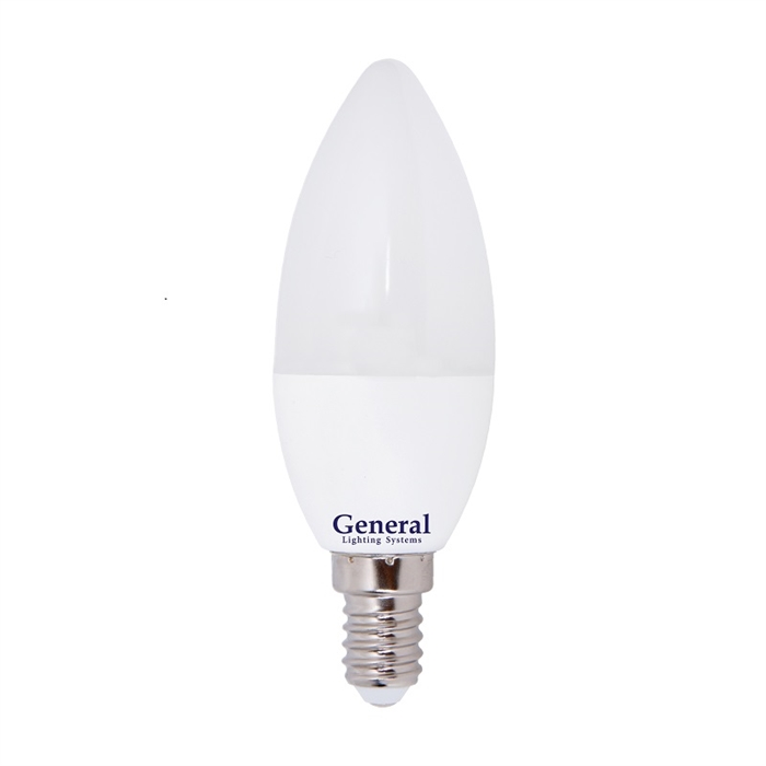 Лампа LED 7W (60W) Е14 2700 свеча General 637900