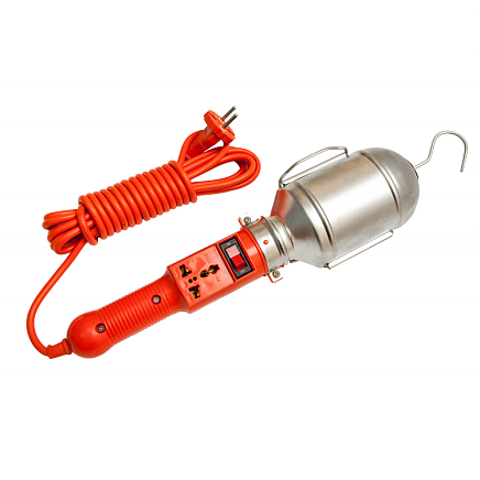 Свет.-перен. 10м "UNIVersal" мет. корпус с выкл. 966U-0110