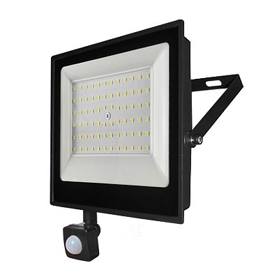 Прожектор LED IFLSLED-DOB-ДД-70-865-BL-IP65 с инфракрасным датчиком движения IONICH 1494 1494