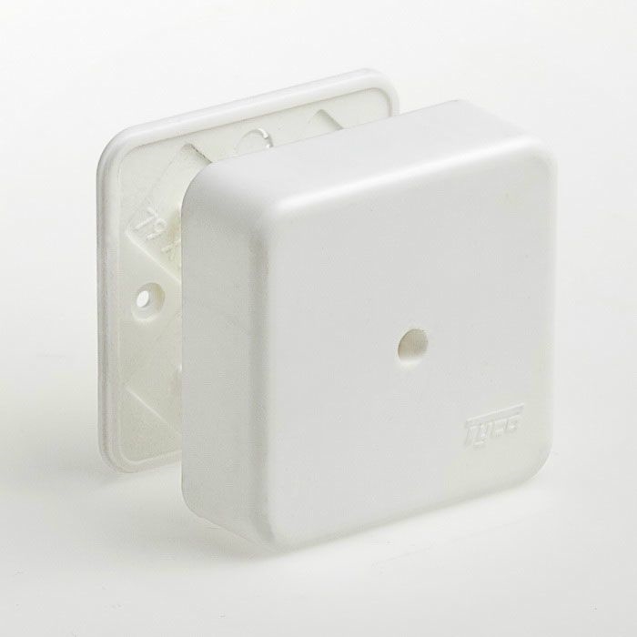 65005 80*80*25 Р/к д/каб.-кан. белая(70) 65005