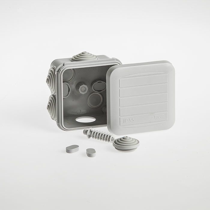 67031 68*68*50 Р/к быстр. монтаж о/у IP55 6 вводов(132) 67031