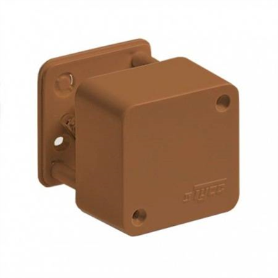 65002-38М 55*55*32 Р/к о/у 4 клеммы бук светлый(100)... 65002-38М