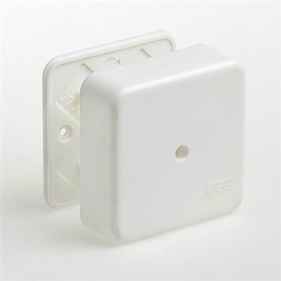 65005 80*80*25 Р/к д/каб.-кан. белая(70) 65005