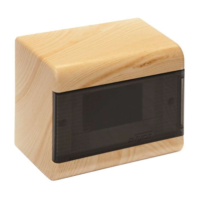 68306-27М Щиток о/п на 6 мод.с верт. дв. 140х125х85мм сосна IP40(24) 68306-27М