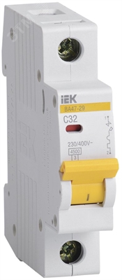 Автомат 1P 32А C 4,5кА  ВА47-29 ИЭК MVA20-1-032-C