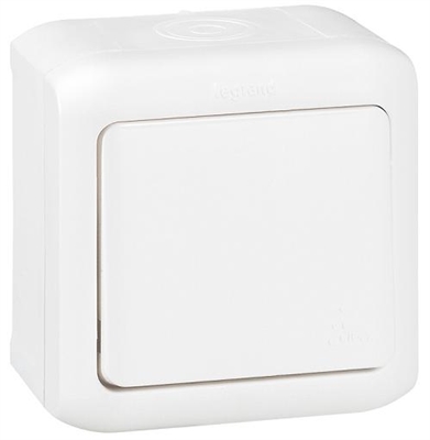 Выкл. 1кл о/у бел. LR Quteo IP44 782300