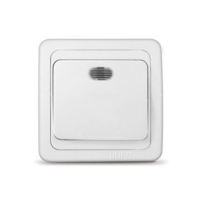 Выкл. 1кл свет с/у бел. "Валери" UNIVersal  В0121