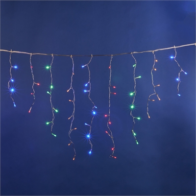 Гир. 200LED IP20 3м  "Бахрома" RGB стат.свеч  пров.проз.B3010-200/DTA MULTI IP20 UL-00002270