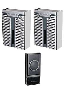 Звонок беспров. AG520С1 (2зв+1кноп) Космос KOC_AG520C1