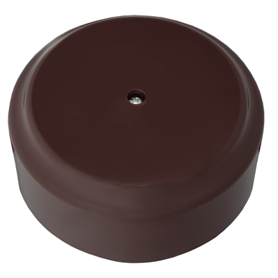 Монтажная коробка Ø80, ОУ без сальников серия РЕТРО, (КМ-450 шоколад) КМ-450 шоколад