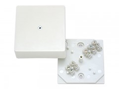 КРК 2702 75*75*30 с клем. о/у белый КРК2702