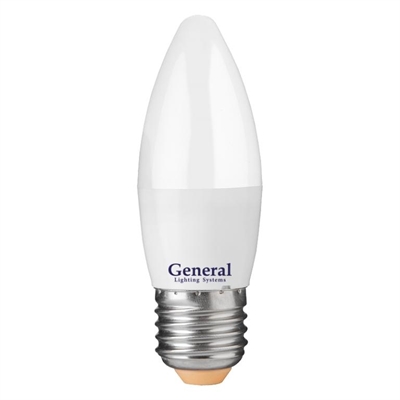 Лампа LED 15W E27 6500K свеча General...661100 661100