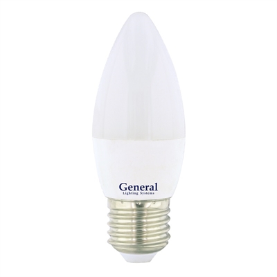 Лампа LED 7W (60W) Е27 2700К свеча General 650000 650000