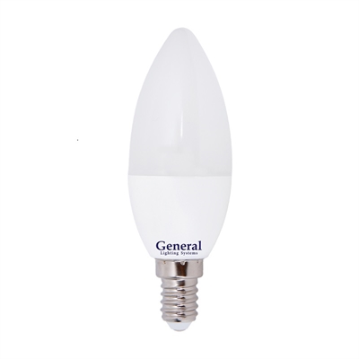 Лампа LED 8W E14 6500К свеча General 638400 638400