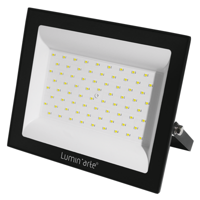 Прожектор LED 100W 5700K IP65 SLIM чер Lumin arte LFL-100W/06