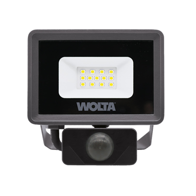 Прожектор LED 10W 5700К с дат. движ. IP65 900Lm Wolta WFL-10W/06s