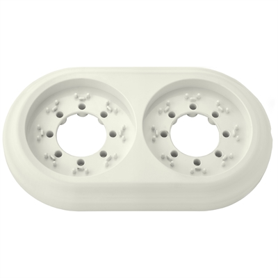 Рамка 2-местн. серия РЕТРО, (ЮЛИГ.735212.471 бежевый) ЮЛИГ.735212.471 бежевый