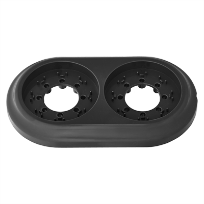 Рамка 2-местн. серия РЕТРО, (ЮЛИГ.735212.471 черный) ЮЛИГ.735212.471 черный