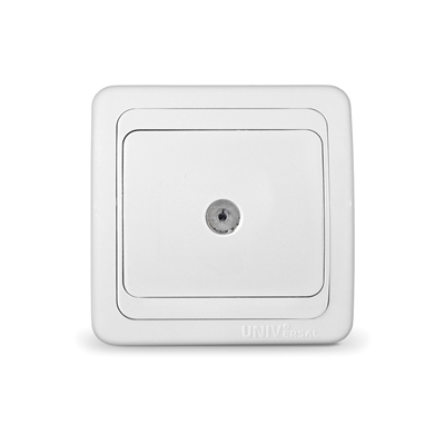 Розетка 1м ТВ с/у бел. "Валери" UNIVersal  В0027