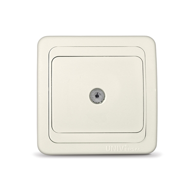 Розетка 1м ТВ с/у сл. кость "Валери" UNIVersal  Б-В0027