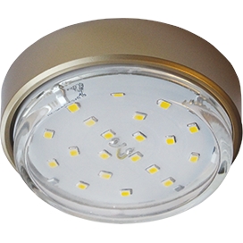 Свет-к GX53 DGX5318 накл. золото Ecola (18*88) FG53FFECD