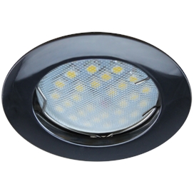 Свет неповор. DL100 MR16 чер.хром (24х75) Ecola... FB1601EFF