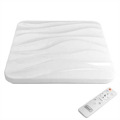 Свет. GSMCL-Smart18 72Вт Wave square (530*530)*500*70 пульт General... 800318