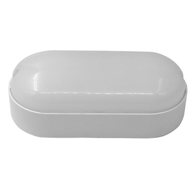 Свет. LED 14Вт 6500К с дат. движ. овал бел. D187 IP65 General 437514