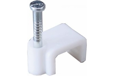 Крепеж д/каб. №7 прямоуг. в к-те с гвоздем (уп.-50шт) СПП-7 FORTISFLEX 49451 49451