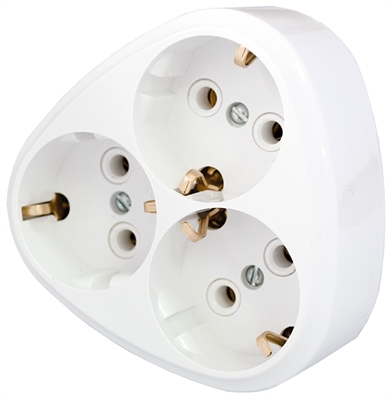 Разветвитель 3гн с/з (ромашка) (РВ16-259) РВ16-259