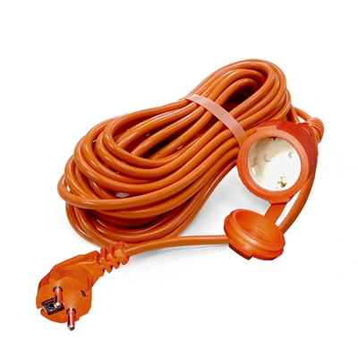 УШ-16 ПВС 3х1 удл. 1гн. 50м. IP54 (рыжий) "UNIVersal" 9632808