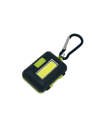 Фонарь брелок 2W карабин/3xAAA/корпус ABS-пластик КОСМОС KOC204B