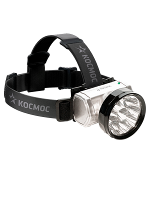Фонарь налоб. Ассu H10-LED КОСМОС KOCAccuH10LED