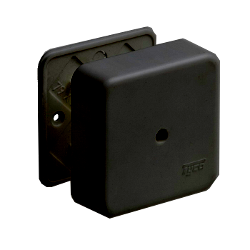 65005Ч 80*80*25 Р/к д/каб.-кан. черная  (70) 65005Ч