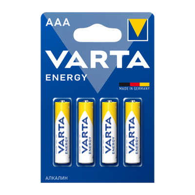 LR03 AAA BL4 (блистер 4шт) VARTA ENERGY Alkaline 1,5V 4008496626458
