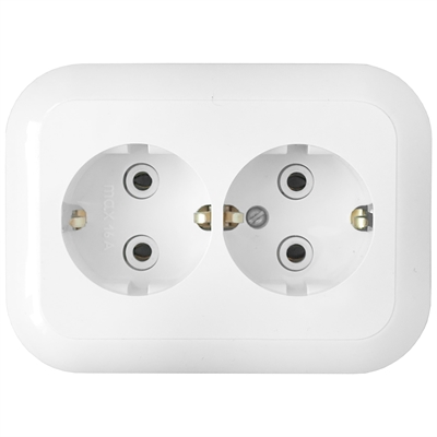 Роз. 2-местн. СУ с земл. серия ГАРМОНИЯ, белый (РС16-239) РС16-239