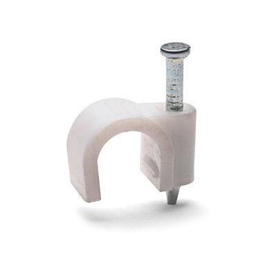 Крепеж д/каб. №5  круглый в к-те с гвоздем (уп.-50 штук) СПК-5 Fortisflex 49459 49459